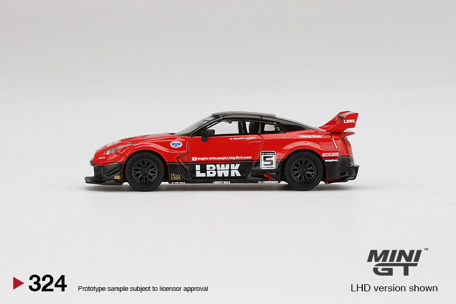 Nissan 35GT-RR Red/Black LBW