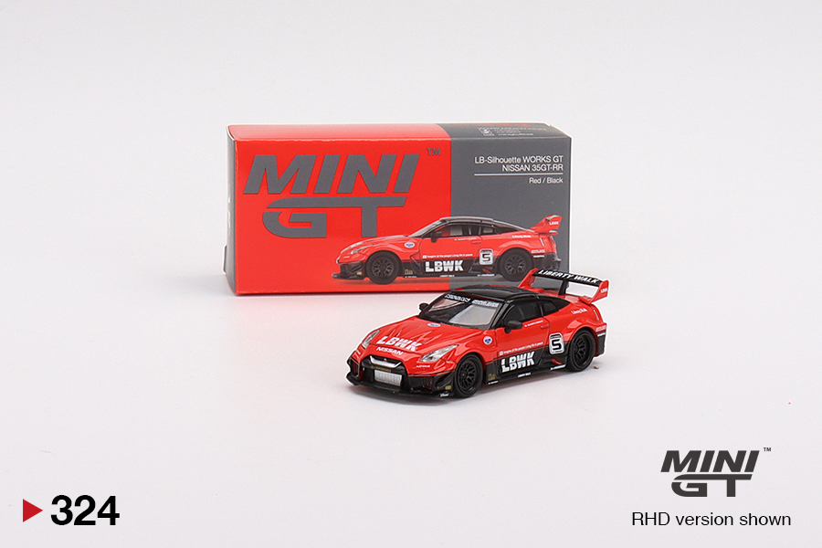 Nissan 35GT-RR Red/Black LBW