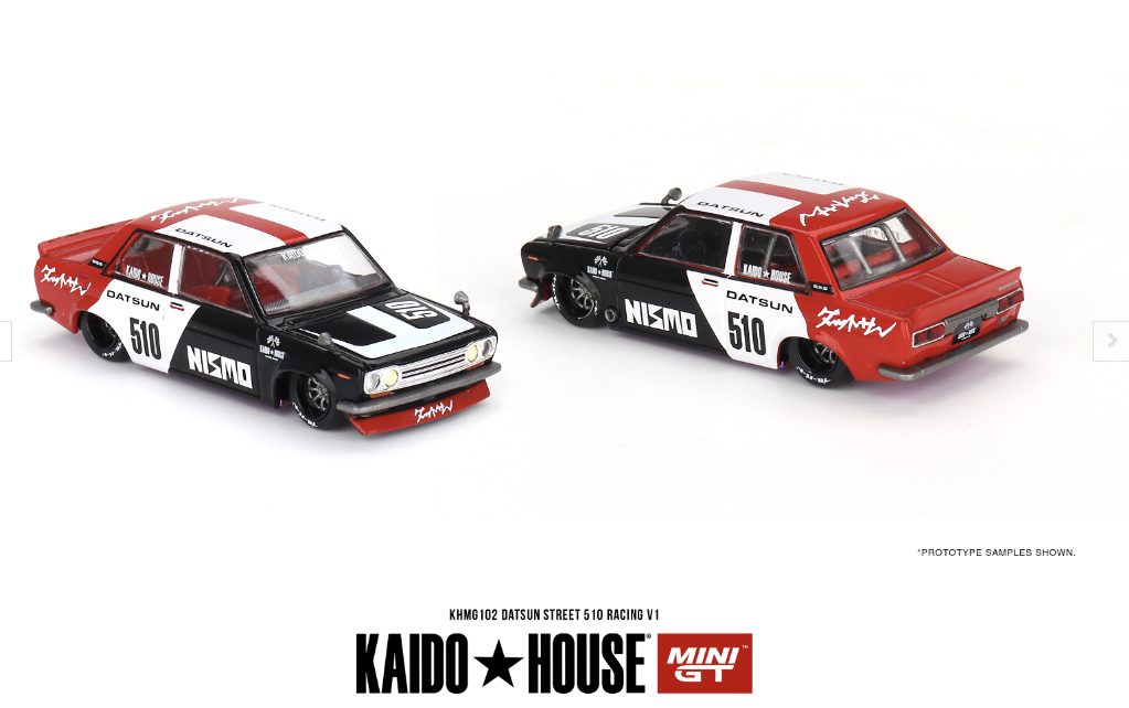 Mini GT Kaido House Datsun Street 510 Racing V1