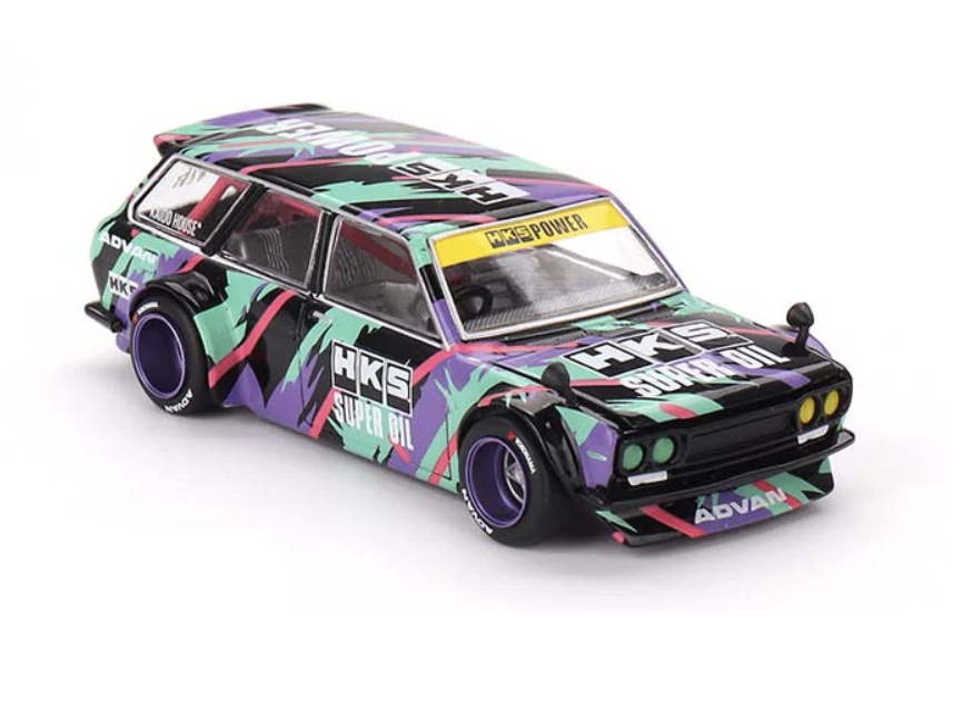 Mini GT Datsun Kaido 510 Wagon HKS V1