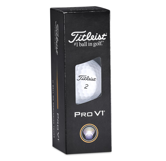 Nissan Titleist ProV1 Golf Balls (Sleeve of 3)