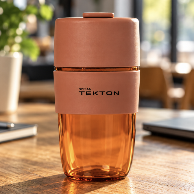 Nissan Tekton Plastic Coffee Tumbler - 400ml