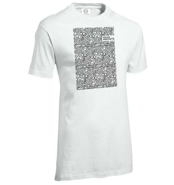 Nissan Magnite T-shirts Mens (Black on white)