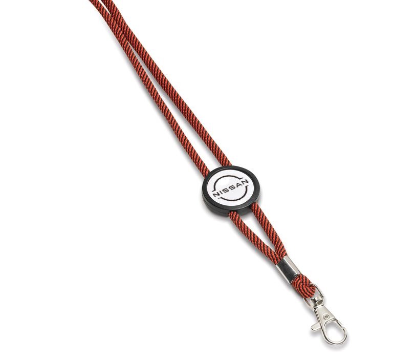 Nissan Candystripe Lanyard - Nissan Merchandise Store