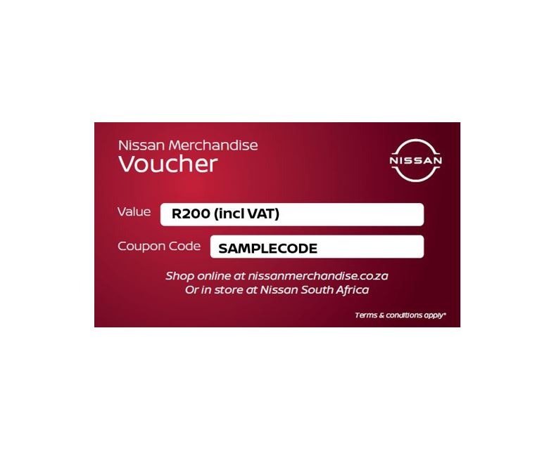 R200 Nissan Merchandise Voucher